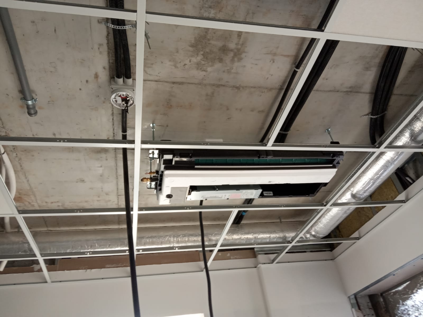 Impianto di climatizzazione installato in copertura
